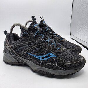 Saucony Excursion TR8 Womens Size 8 Wide Black Blue Athletic Shoes Hiking Camp